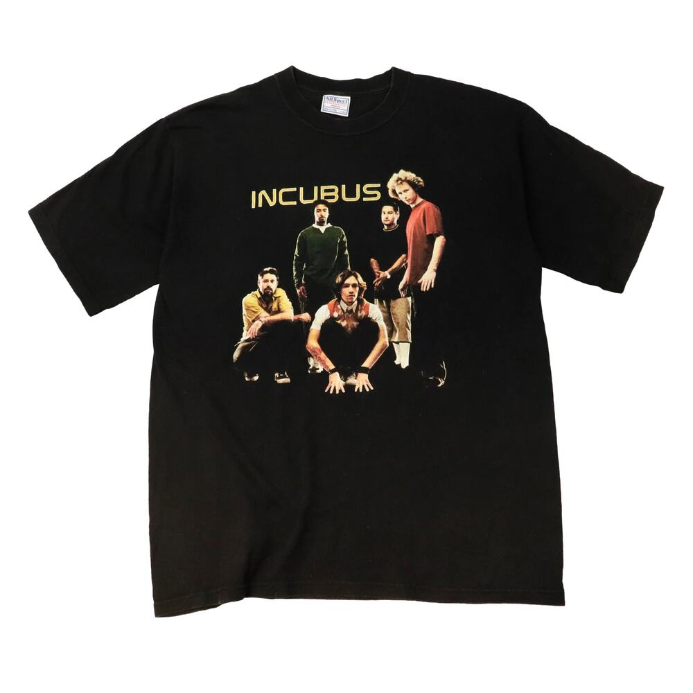 Vintage Incubus 2002 Tour Black T-Shirt Size L